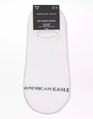 Chaussettes American Eagle AEO Invisible 5-Pack Blanche Homme | XRG-71957531